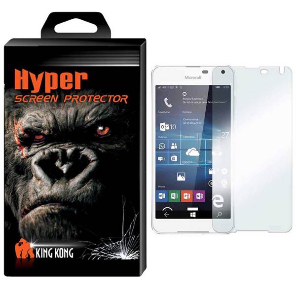 Hyper Protector King Kong Glass Screen Protector For Microsoft Lumia 650، محافظ صفحه نمایش شیشه ای کینگ کونگ مدل Hyper Protector مناسب برای گوشی Microsoft Lumia 650