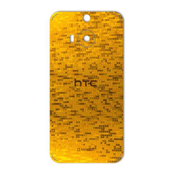 MAHOOT Gold-pixel Special Sticker for HTC M9 Plus، برچسب تزئینی ماهوت مدل Gold-pixel Special مناسب برای گوشی HTC M9 Plus