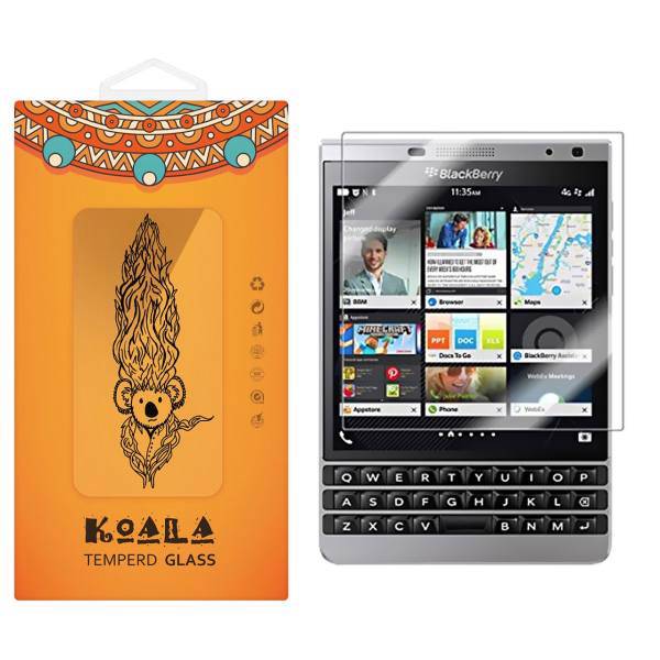 KOALA Tempered Glass Screen Protector For BlackBerry Passport Silver Edition، محافظ صفحه نمایش شیشه ای کوالا مدل Tempered مناسب برای گوشی موبایل بلک بری Passport Silver Edition