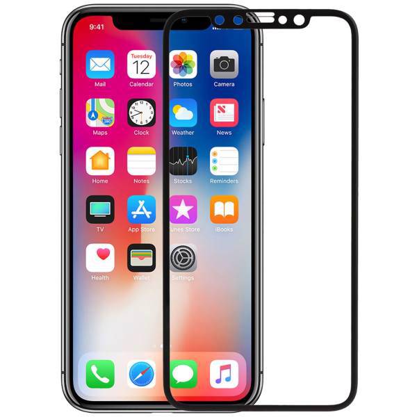 Just Mobile Xkin 3D Tempered Glass Screen Protector for Apple iPhone X/iPhone XS، محافظ صفحه نمایش شیشه ای جاست موبایل مدل Xkin 3D Tempered Glass مناسب برای گوشی موبایل اپل iPhone X/iPhone XS