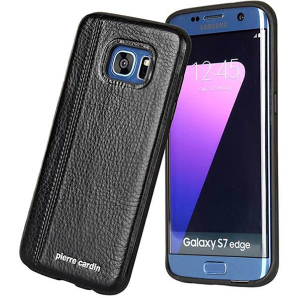 Pierre Cardin PCS-S02 Leather Cover For Samsung Galaxy S7 edge، کاور چرمی پیرکاردین مدل PCS-S02 مناسب برای گوشی سامسونگ گلکسی S7 edge
