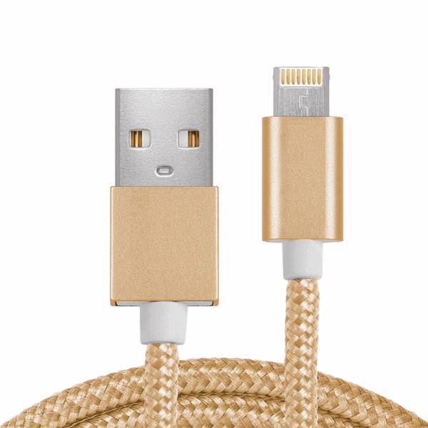 2In1 USB To Micro USB And Lighting Cable 1m، کابل تبدیل USB به Micro USB و Lighting مدل 2In1 به طول 1 متر
