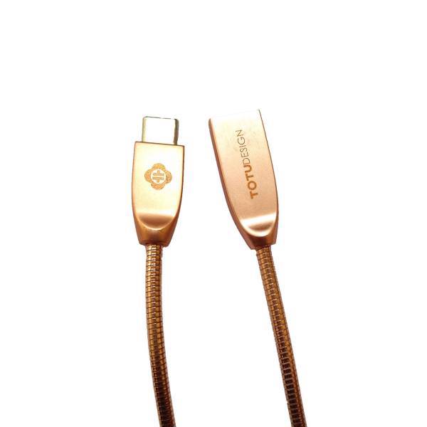 Totu Alloy USB to USB-C Cable 1m، کابل تبدیل USB به USB-C توتو مدل Alloy به طول 1 متر