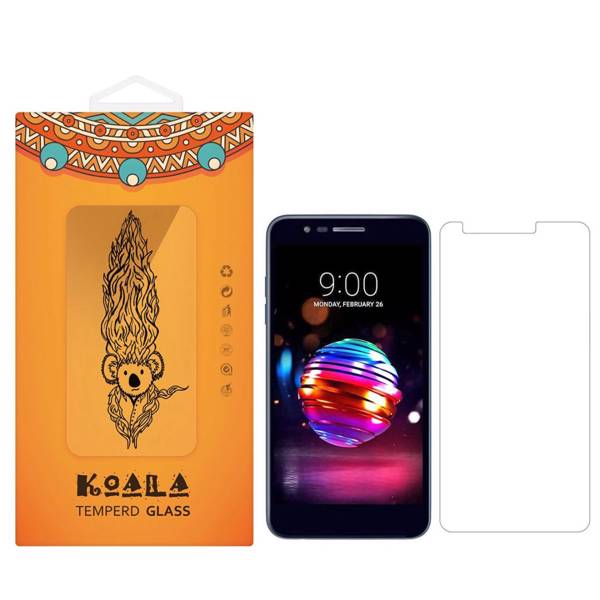 KOALA Tempered Glass Screen Protector For LG K10 2018، محافظ صفحه نمایش شیشه ای کوالا مدل Tempered مناسب برای گوشی موبایل ال جی K10 2018