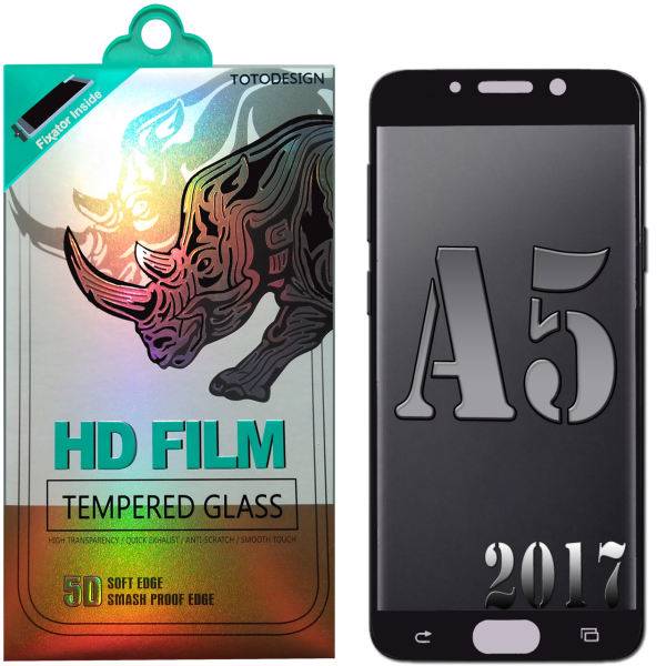 Full Coverage Glass TOTODESIGN Protector For Samsung Galaxy A5 2017، محافظ صفحه نمایش شیشه ای مدل Full Coverage 5D 2017 TOTODESIGN مناسب برای گوشی موبایل سامسونگ Galaxy A5