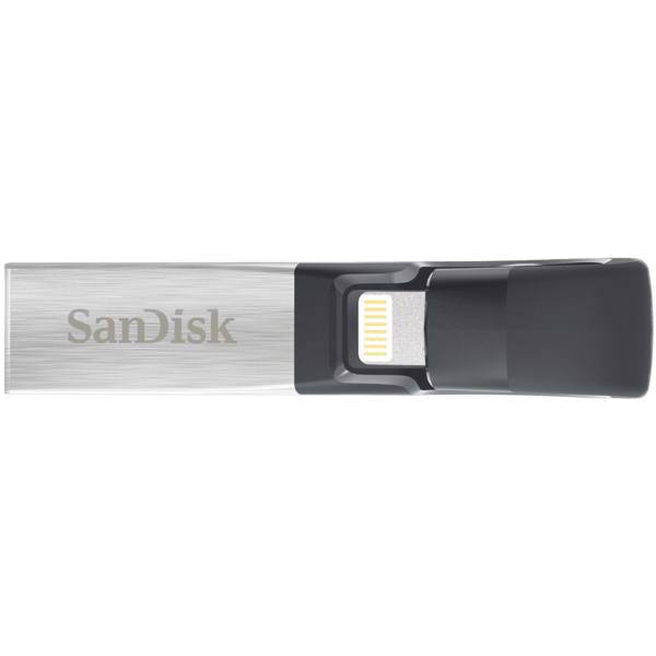 Sandisk iXPAND Lightning and USB3.0 Flash Memory - 64GB، فلش مموری لایتنینگ و USB3.0 سن دیسک مدل iXPAND ظرفیت 64 گیگابایت
