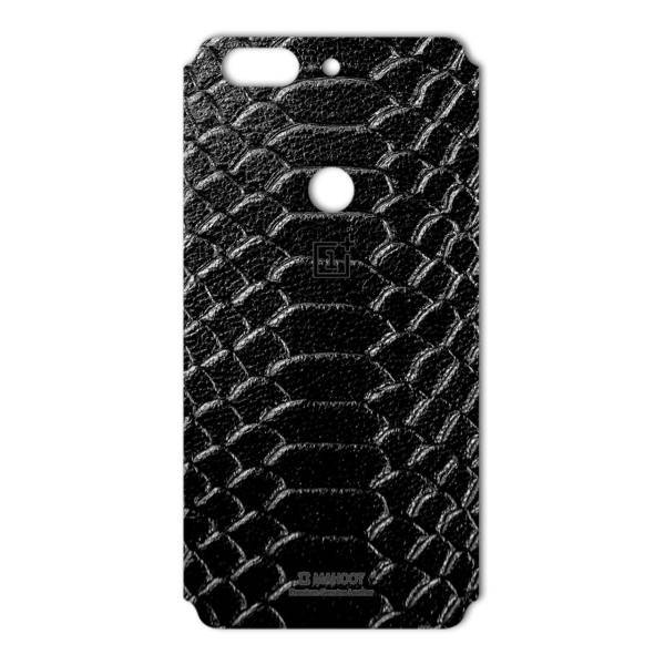 MAHOOT Snake Leather Special Sticker for OnePlus 5T، برچسب تزئینی ماهوت مدل Snake Leather مناسب برای گوشی OnePlus 5T