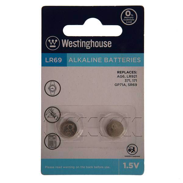 Westinghouse LR69 Alkaline Battery For Watches، باتری ساعت وستینگ هاوس مدل LR69