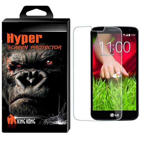Hyper Protector King Kong Glass Screen Protector For LG G2، محافظ صفحه نمایش شیشه ای کینگ کونگ مدل Hyper Protector مناسب برای گوشی ال جی G2