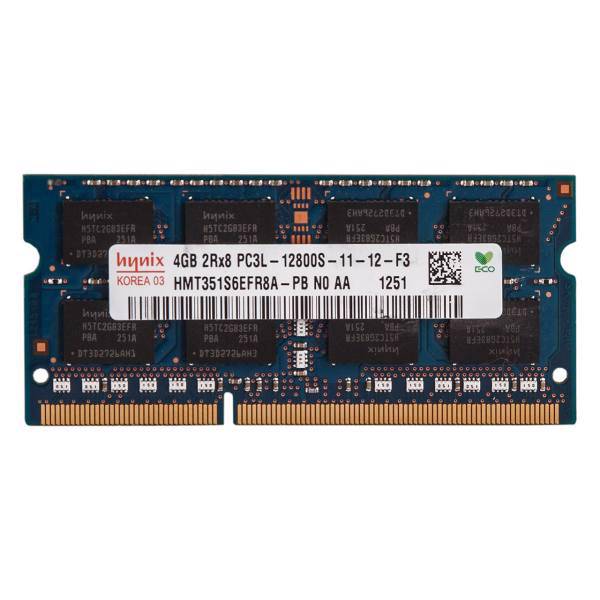 Hynix DDR3 12800s MHz RAM - 4GB، رم لپ تاپ هاینیکس مدل DDR3 12800S MHz ظرفیت 4 گیگابایت