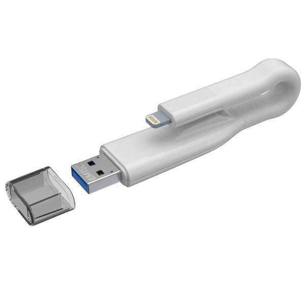 EMTEC iCOBRA USB and Lightning Flash Memory - 32GB، فلش مموری USB و Lightning امتک مدل iCOBRA ظرفیت 32 گیگابایت