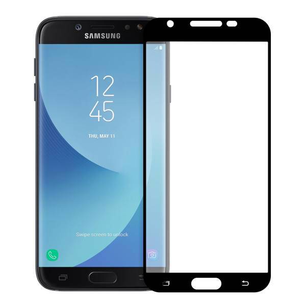 Tempered Full Cover Glass Screen Protector For Samsung Galaxy J7 Pro، محافظ صفحه نمایش شیشه ای تمپرد مدل Full Cover مناسب برای گوشی موبایل سامسونگ Galaxy J7 Pro