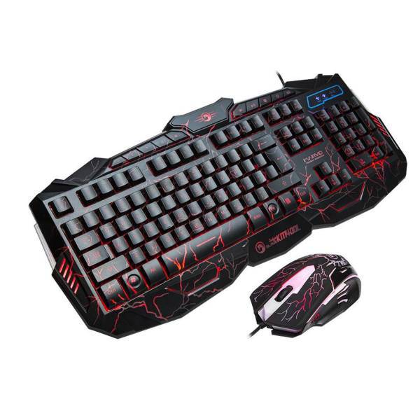 Scorpion KM400L Gaming Keyboard And Mouse، کیبورد و ماوس مخصوص بازی اسکورپیون مدل KM400L