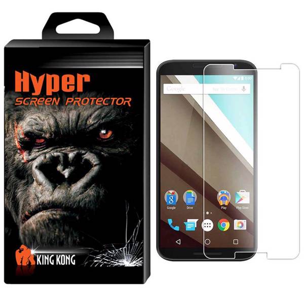 Hyper Protector King Kong Glass Screen Protector For Motorola Nexus 6، محافظ صفحه نمایش شیشه ای کینگ کونگ مدل Hyper Protector مناسب برای گوشی موتورولا Nexus 6