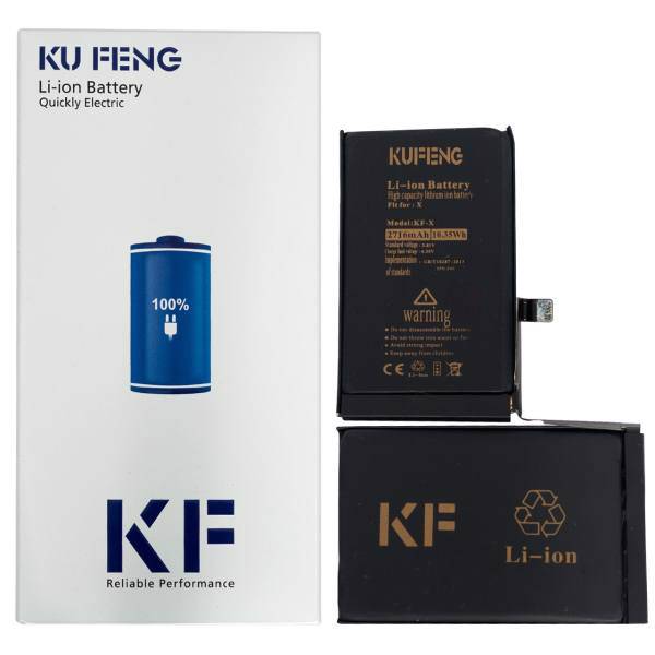 KUFENG KF-X 2716mAh Cell Phone Battery For iPhone X، باتری موبایل کافنگ مدل KF-X با ظرفیت 2716mAh مناسب برای گوشی های موبایل آیفون X
