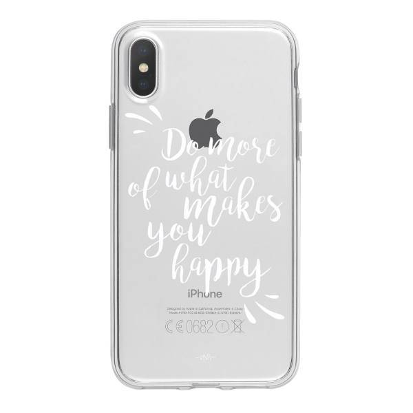 Do More Of What Makes You Happy Case Cover For iPhone X / 10، کاور ژله ای وینا مدل Do More Of What Makes You Happy مناسب برای گوشی موبایل آیفون X / 10