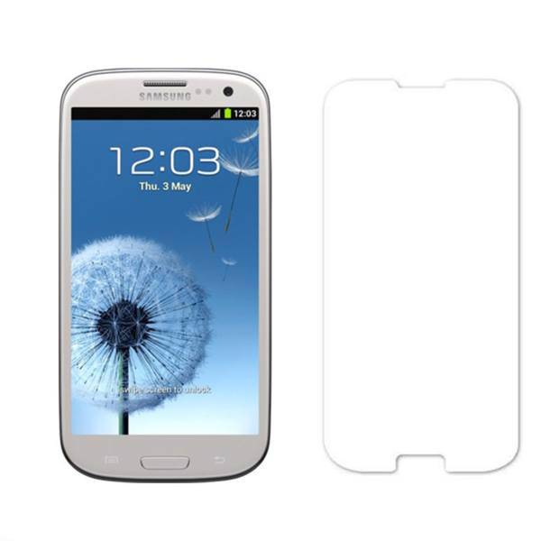 Cover i9300 Glass Screen Protector Fo rSamsung S3، محافظ صفحه نمایش مدل Glass i9300 مناسب برای گوشی موبایل سامسونگ مدل S3