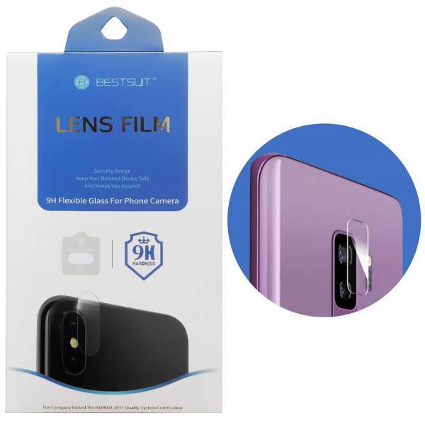 BestSuit TPU Camera Lens Protector For Samsung Galaxy S9 Plus، محافظ لنز دوربین بست سوت مدل TPU مناسب برای گوشی موبایل سامسونگ Galaxy S9 Plus