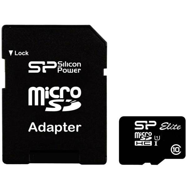 Silicon Power Elite microSDHC UHS-I 32GB Class 10 With Adapter، کارت حافظه میکرو اس دی Silicon Power مدل الیت 32 گیگابایت کلاس 10 با آداپتور