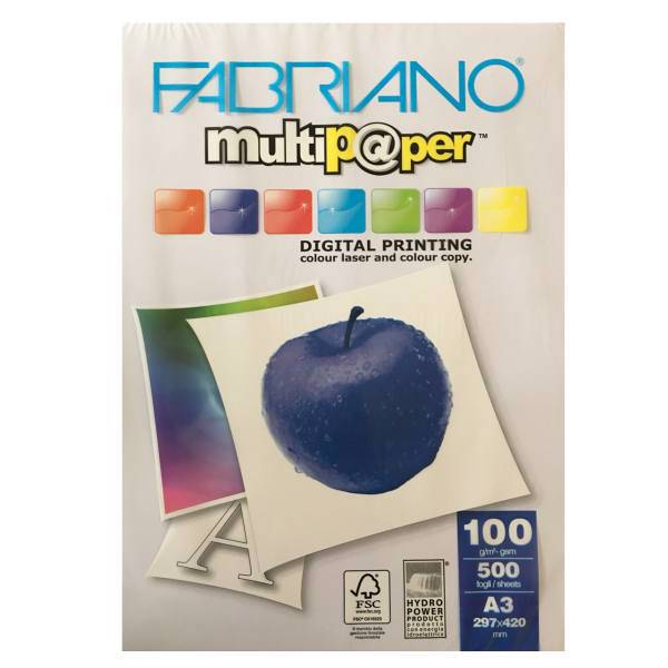 Fabriano G100 A3 paper Pack Of 500، کاغذ فابریانو مدل G100 سایز A3 بسته 500 عددی