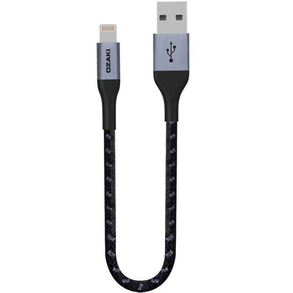 Ozaki Otool T-Cable L10 USB To Lightning Cable 0.1m، کابل تبدیل USB به لایتنینگ اوزاکی مدل Otool T-Cable L100 طول 0.1 متر