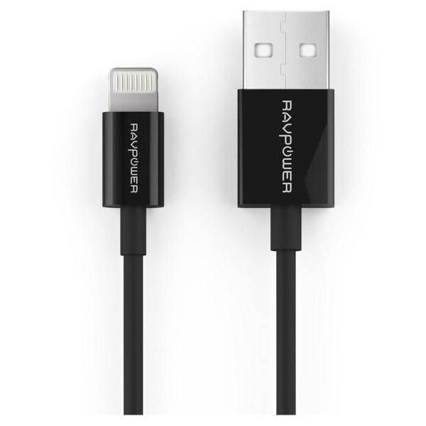 RAVPower RP-LC02 USB To Lightning Cable 180cm، کابل تبدیل USB به لایتنینگ راو پاور مدل RP-LC02 طول 180 سانتی متر