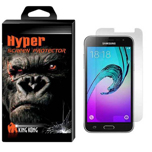Hyper Protector King Kong Glass Screen Protector For Samsung Galaxy J3، محافظ صفحه نمایش شیشه ای کینگ کونگ مدل Hyper Protector مناسب برای گوشی سامسونگ گلکسی J3