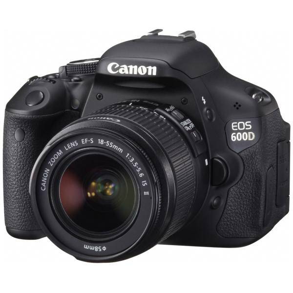 Canon EOS 600D Kiss X5 - Rebel T3i Kit 18-55 IS II، دوربین دیجیتال کانن ای او اس 600 دی - کیس ایکس 5 - ریبل تی 3 آی کیت لنز 18-55 IS II