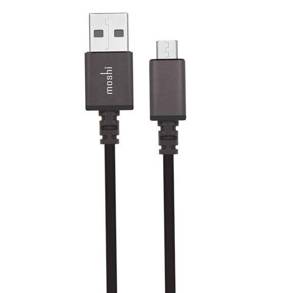 Moshi USB Cable To MicroUSB Connector 1m، کابل موشی 1 متری میکرو یو اس بی به USB