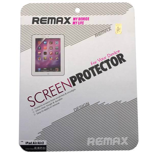 Remax Ultra Clear Screen Protector For iPad Air / Air 2، محافظ صفحه نمایش ریمکس مدل Ultra Clear مناسب برای آیپد ایر / ایر 2