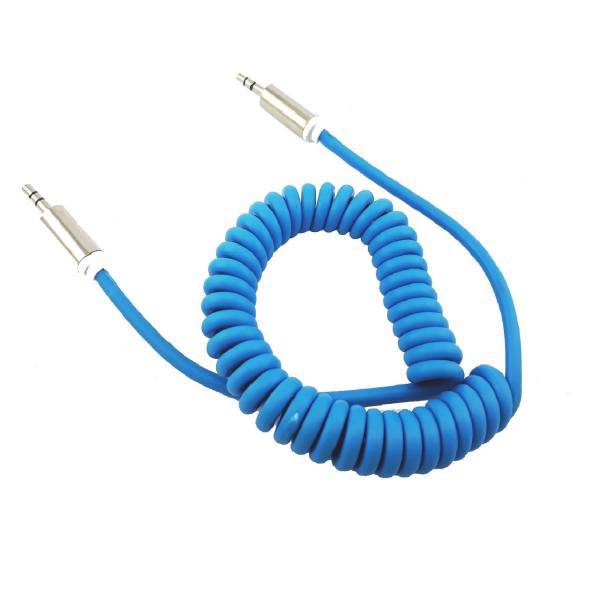 AUX Spring Audio Cable 1.5m، کابل انتقال صدای 3.5 میلی متری به طول 1.5 متر