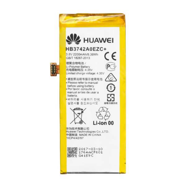 Huawei HB3742A0EZC 2200mAh Cell Mobile Phone Battery For Huawei P8 Lite، باتری موبایل هوآوی مدل HB3742A0EZC با ظرفیت 2200mAh مناسب برای گوشی موبایل هوآوی P8 Lite