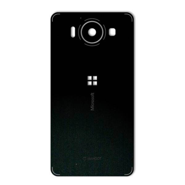 MAHOOT Black-suede Special Sticker for Microsoft Lumia 950، برچسب تزئینی ماهوت مدل Black-suede Special مناسب برای گوشی Microsoft Lumia 950