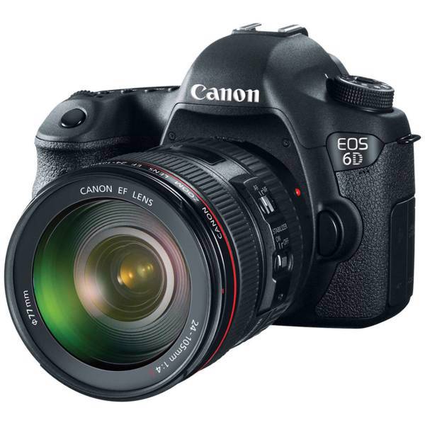 Canon EOS 6D Kit 24-105mm f/4 L IS USM Digital Camera، دوربین دیجیتال کانن مدل 6D به همراه لنز 24-105 میلی متر f/4 L IS USM
