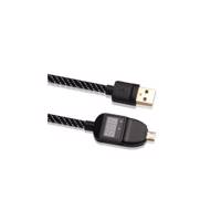 MicroUSB charger cablewith Voltage and Current displayment کابل انتقال دیتا و شارژر میکرو USB با قابلیت نمایش ولتاژ و جریان
