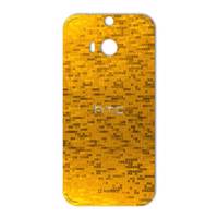 MAHOOT Gold-pixel Special Sticker for HTC M8 برچسب تزئینی ماهوت مدل Gold-pixel Special مناسب برای گوشی HTC M8