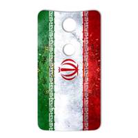 MAHOOT IRAN-flag Design Sticker for Google Nexus 6 برچسب تزئینی ماهوت مدل IRAN-flag Design مناسب برای گوشی Google Nexus 6
