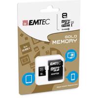 EMTEC microSDHC 8GB UHS-I Class10 GOLD MEMORY کارت حافظه امتک microSDHC 8GB UHS-I Class10 GOLD MEMORY