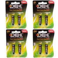 DBK Super Heavy Duty Plus AA And AAA Battery Pack Of 8 باتری قلمی و نیم قلمی DBK مدل Super Heavy Duty Plus بسته 8 عددی