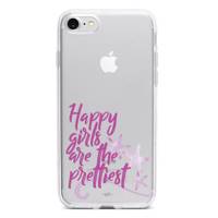 Happy Girls Are The Prettiest Case Cover For iPhone 7 /8 کاور ژله ای وینا مدل Happy Girls Are The Prettiest مناسب برای گوشی موبایل آیفون 7 و 8