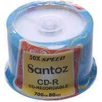 Santoz CD-Rack of 50 سی دی خام سانتوز پک 50 عددی