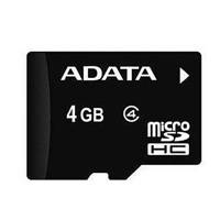 Adata micro SDHC Card 4GB Class 4 کارت حافظه میکرو اس دی ای دیتا 4 گیگابایت کلاس 4