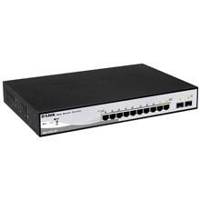 D-Link 8-port Gigabit PoE Smart Switch + 2 Combo T/SFP DGS-1210-10P - دی لینک سوییچ 10 پورتی گیگابیت DGS-1210-10P