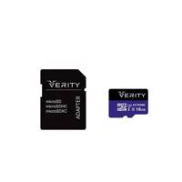 Verity U3 Class 10 80MBps microSDHC With Adapter - 16GB کارت حافظه microSDHC وریتی مدل کلاس 10 استاندارد U3 سرعت 80MBps همراه با آداپتور SD ظرفیت 16 گیگابایت