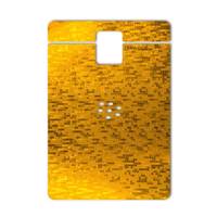 MAHOOT Gold-pixel Special Sticker for BlackBerry Passport - برچسب تزئینی ماهوت مدل Gold-pixel Special مناسب برای گوشی BlackBerry Passport