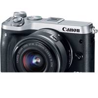 Canon EOS M6 Mirrorless Digital Camera With 15-45mm IS STM Lens دوربین دیجیتال بدون آینه کانن مدل EOS M6 به همراه لنز 15-45 میلی متر IS STM