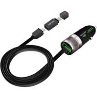 Fujipower Fast Charger Mini Car Charger For microUSB And Lightning Devices شارژر فندکی فوجی پاور مدل Fast Charger Mini برای دستگاه های microUSB و لایتنینگ