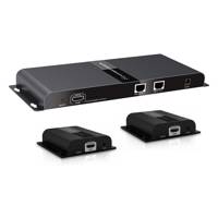 LKV312-HDbitT 1X2 HDMI Extender Splitter توسعه دهنده و تکرارکننده 1 به 2 HDMI لنکنگ مدل LKV312-HDbitT