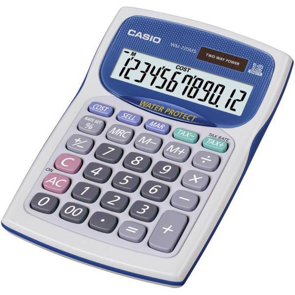 Casio WM-220MS Calculator، ماشین حساب کاسیو مدل WM-220MS