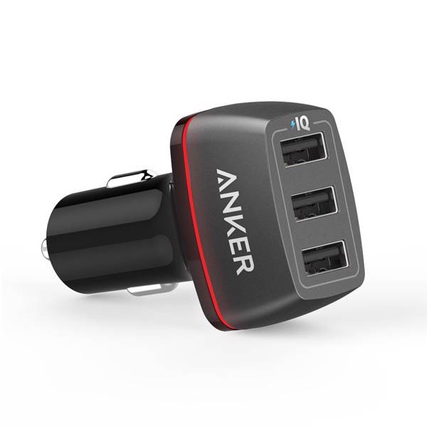 Anker A2231 PowerDrive Plus 3، شارژر فندکی انکر مدل A2231 PowerDrive Plus 3